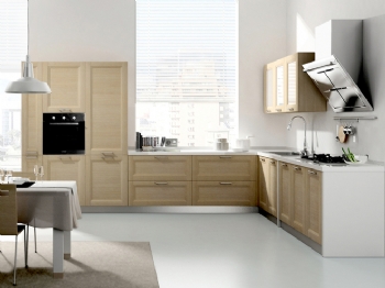 现代简约混搭温暖清新小户型案例欣赏现代厨房装修图片
