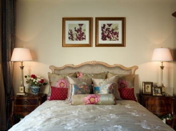 现代简约混搭温暖清新小户型案例欣赏现代卧室装修图片