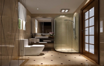100平三室二厅现代简约风案例欣赏现代卫生间装修图片