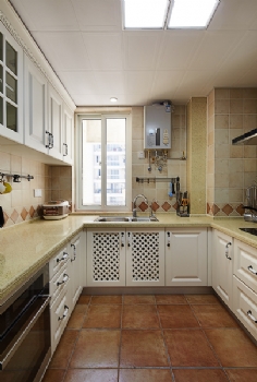 120平地中海风世纪城装修案例地中海风格厨房
