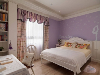125平欧式风格案例赏析中式卧室装修图片