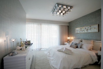 120平大户型现代风格装修图片现代卧室装修图片