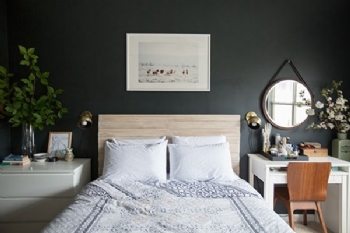 设计师打造自身个性魅力的单身公寓简约卧室装修图片
