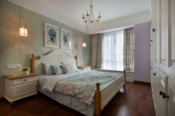 116平混搭欧式风格案例赏析美式卧室装修图片