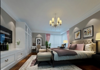 大户型欧式新古典风案例欣赏欧式卧室装修图片
