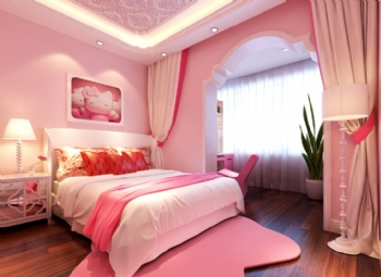 诠释时尚奢华的态度装修118平米欧式卧室装修图片