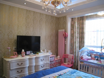 欧式保利126平米三居实景家案例欧式卧室装修图片