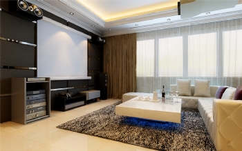 稳重、简洁大气、温馨的欧式风格欧式客厅装修图片