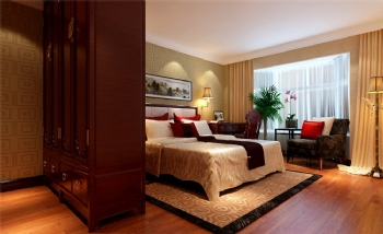 中式古典韵味古朴素雅装修图片中式卧室装修图片