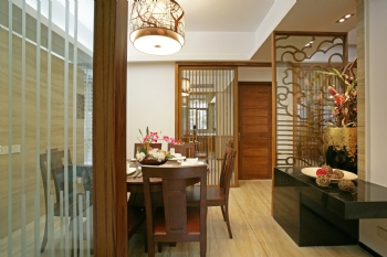 古典清雅风情演绎中国风实景大宅案例赏析古典餐厅装修图片