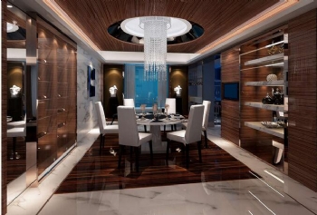 300平奢华尊贵设计案例欧式餐厅装修图片