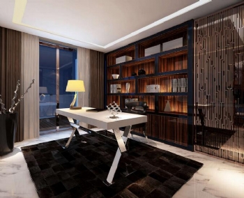 300平奢华尊贵设计案例欧式风格书房
