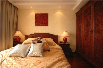 120平大户型现代简约风案例欣赏现代卧室装修图片