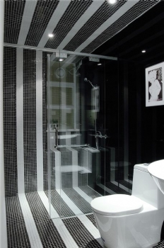 100平现代风富有设计的案例欣赏现代卫生间装修图片