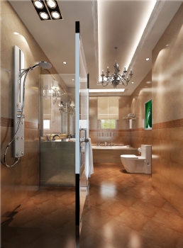 330平大气奢华豪宅欣赏欧式卫生间装修图片