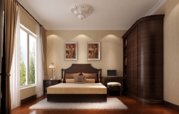 130平欧式风四居案例欣赏欧式卧室装修图片