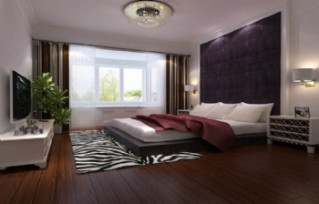 130平欧式风四居案例欣赏欧式卧室装修图片