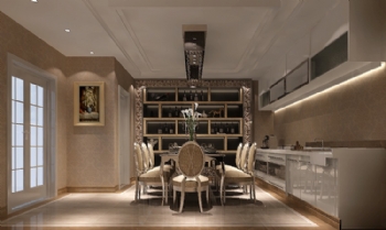 277平欧式风三居设计图片欧式风格餐厅