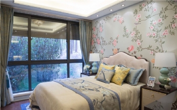 海外滩新古典三居室效果图古典卧室装修图片