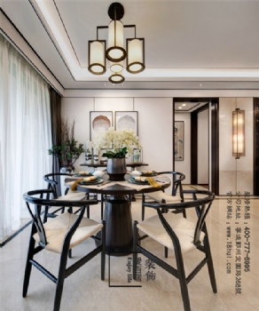 中式餐厅装修图片