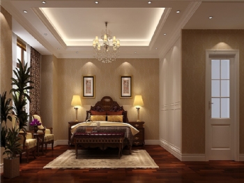 540平欧式别墅案例欣赏欧式卧室装修图片