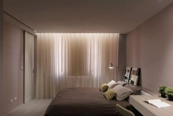 240平现代风复式设计图片现代卧室装修图片