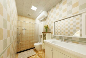 99平美式风美居装修案例欣赏美式卫生间装修图片