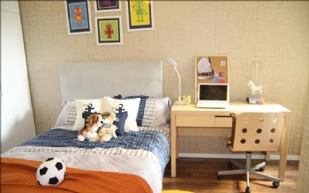 滨江府现代简约三居室现代儿童房装修图片