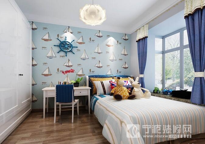 现代儿童房装修图片