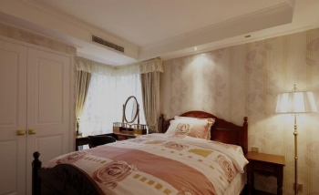 180平美式风装修案例欣赏美式卧室装修图片