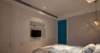 105平现代美式风案例欣赏美式卧室装修图片