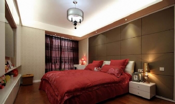 155平现代简约风装修效果图现代卧室装修图片
