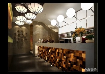 雨花西餐厅高端餐饮店现代客厅装修图片