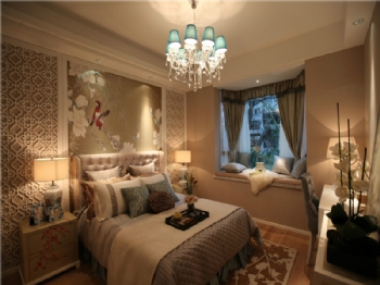 名门府中式风格中式卧室装修图片