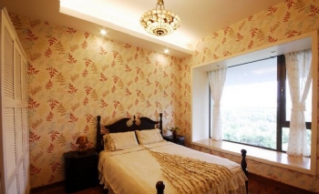 157平三室地中海风装修案例地中海卧室装修图片