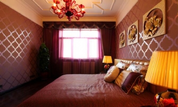 500平中式风全案案例欣赏中式卧室装修图片