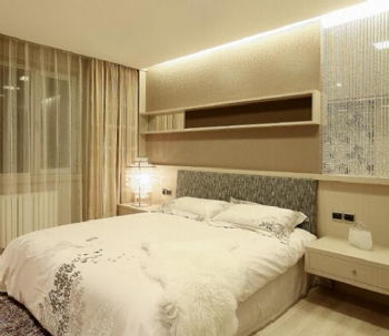 85平方现代简约风案例欣赏现代卧室装修图片