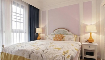 102平2室2厅1卫美式风格装修案例美式卧室装修图片