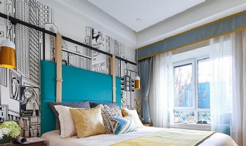 80平现代风格装修效果图现代卧室装修图片