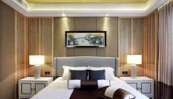 145平新中式雅居实景图中式卧室装修图片