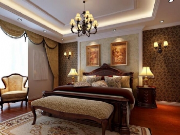 236平欧式融入浪漫和复古的味道欧式风格卧室