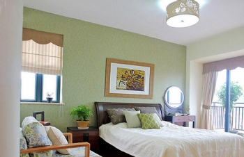 120平中式风装修案例欣赏中式卧室装修图片