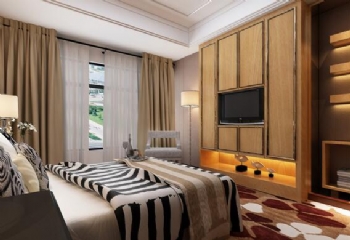 100平现代简约风装修方案欣赏现代风格卧室