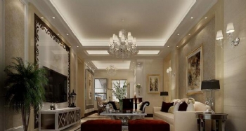 优雅温柔的欧式风格欣赏欧式客厅装修图片