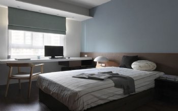滨江府118平现代风现代卧室装修图片