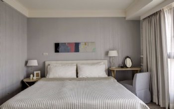 汇豪时代138平现代风现代卧室装修图片