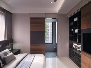 东方一品180平台式风格装修案例现代卧室装修图片