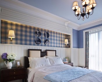 罗蒙环球城美式卧室装修图片