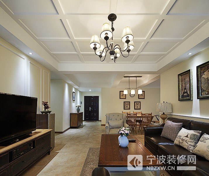整体客厅案例之一（北仑装修0574-86860227）