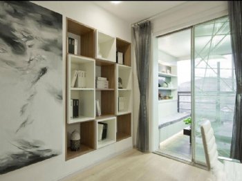 雅戈尔东海府现代跃层黑白空间案例欣赏现代装修图片